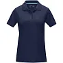 Graphite short sleeve women’s GOTS organic polo - Elevate NXT