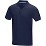 Graphite short sleeve men’s GOTS organic polo - Elevate NXT