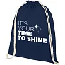 Oregon 140 g/m² cotton drawstring backpack
