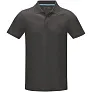 Graphite short sleeve men’s GOTS organic polo - Elevate NXT
