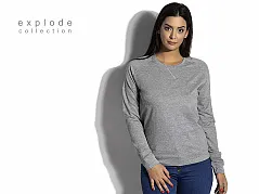 Unisex crewneck sweatshirt with raglan sleeves - EXPLODE