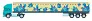 Trucker 30 30 cm ruler, truck