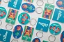 Foamy D keyring