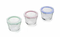 set staklenih tegli 3 x 120 ml