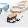BOAT Floating cork key ring