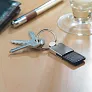 COLUMBUS PU and metal key ring