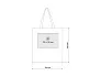 NATURELLA COLOR 130 cotton shopping bag, 130 g/m2