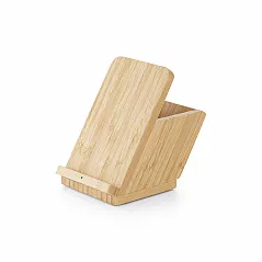 Wireless charger in bamboo