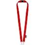 Adam recycled PET lanyard with two hooks - Bullet