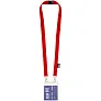 Adam recycled PET lanyard with two hooks - Bullet