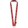 Adam recycled PET lanyard with two hooks - Bullet