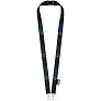 Adam recycled PET lanyard with two hooks - Bullet