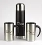 ACON Gift Set  (Vacuum flask 500 ml and 2 travel mugs 260 ml)