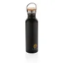  Modern stainless steel bottle with bamboo lid - XD Collection