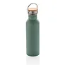  Modern stainless steel bottle with bamboo lid - XD Collection