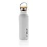  Modern stainless steel bottle with bamboo lid - XD Collection