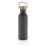 Modern stainless steel bottle with bamboo lid - XD Collection