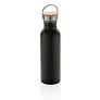  Modern stainless steel bottle with bamboo lid - XD Collection