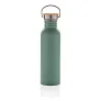  Modern stainless steel bottle with bamboo lid - XD Collection