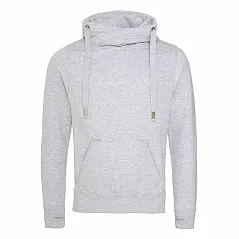 CROSS NECK HOODIE - Just Hoods