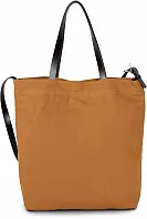 Torba s kožnim ručkama - 310 g/m² - Kimood