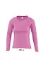  SOL'S MAJESTIC - WOMEN'S ROUND COLLAR LONG SLEEVE T-SHIRT - SOL'S