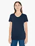  WOMEN'S POLY-COTTON SHORT SLEEVE T-SHIRT - American Apparel