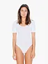  WOMEN'S COTTON SPANDEX DANCE BODYSUIT - American Apparel