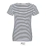  SOL'S MILES WOMEN - ROUND NECK STRIPED T-SHIRT - SOL'S