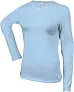  LADIES' LONG-SLEEVED CREW NECK T-SHIRT - Kariban