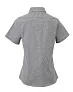  WOMEN'S SHORT SLEEVE GINGHAM MICROCHECK SHIRT - Premier