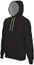  MEN'S CONTRAST HOODED SWEATSHIRT - Kariban