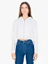  Ženska skraćena hoodica s patentom - American Apparel