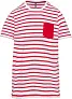  KIDS' STRIPED SHORT SLEEVE SAILOR T-SHIRT WITH POCKET - 160 g/m² - Kariban