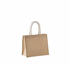 JUTE CANVAS TOTE - MEDIUM - Kimood
