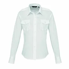 WOMEN'S LONG SLEEVE PILOT SHIRT - Premier