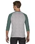  ADULT TRI-BLEND ¾ SLEEVE RAGLAN TEE - Anvil