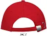 SOL'S BUFFALO SIX PANEL CAP - SOL'S