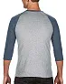  ADULT TRI-BLEND ¾ SLEEVE RAGLAN TEE - Anvil