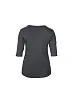  WOMEN’S TRI-BLEND DEEP SCOOP 1/2 SLEEVE TEE - Anvil