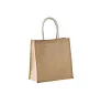  JUTE CANVAS TOTE - LARGE - Kimood