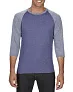 ADULT TRI-BLEND ¾ SLEEVE RAGLAN TEE - Anvil