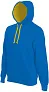  MEN'S CONTRAST HOODED SWEATSHIRT - Kariban