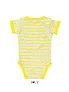 SOL'S MILES BABY STRIPED BODYSUIT - SOL'S