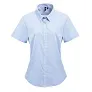  WOMEN'S SHORT SLEEVE GINGHAM MICROCHECK SHIRT - Premier