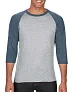  ADULT TRI-BLEND ¾ SLEEVE RAGLAN TEE - Anvil