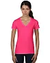  WOMEN'S LIGHTWEIGHT V-NECK TEE - Anvil