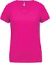  LADIES’ V-NECK SHORT SLEEVE SPORTS T-SHIRT - Proact