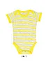 SOL'S MILES BABY STRIPED BODYSUIT - SOL'S