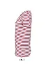  SOL'S MILES WOMEN - ROUND NECK STRIPED T-SHIRT - SOL'S